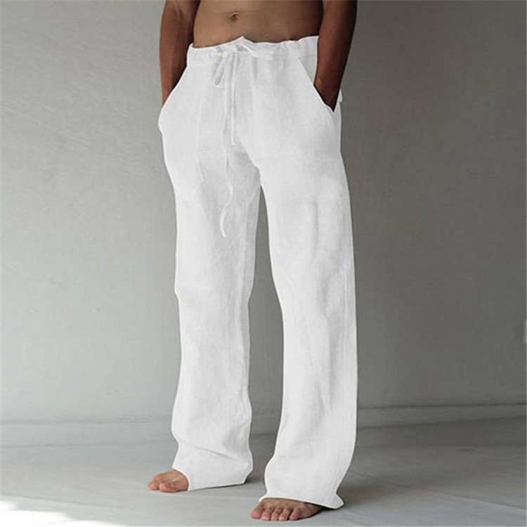 Drawstring Waist Casual Baggy Pants