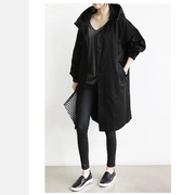 Oversized Hooded Windbreaker Rain Jacket