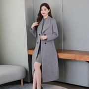 Turndown Collar Long Lapel Coat