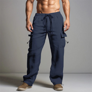 Plain Comfortable Multi Pocket Pant Trouser