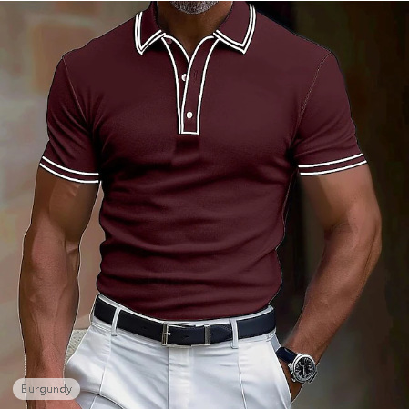 Classic Short Sleeves Collared Shirt