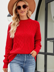 Long Sleeve Round Neck Sweater