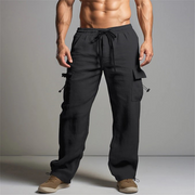 Plain Comfortable Multi Pocket Pant Trouser