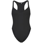 Deep V Neck Sleeveless Bodysuit