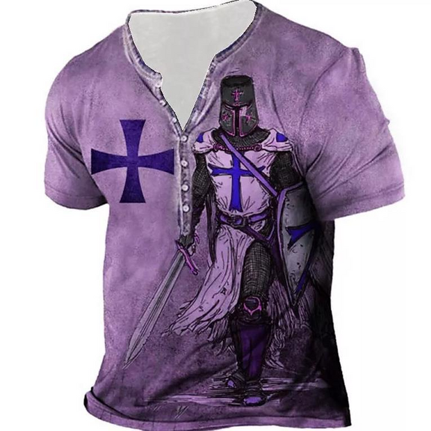 Graphic Templar Printed T-Shirt