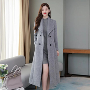 Turndown Collar Long Lapel Coat