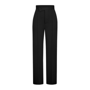 Pressed-Crease Tailored Pants