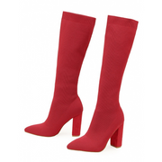 Pointed Toe Sock Boots