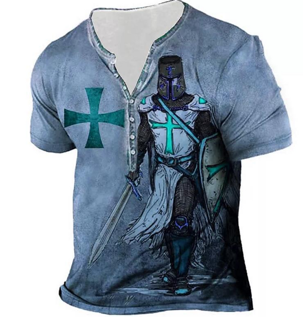 Graphic Templar Printed T-Shirt