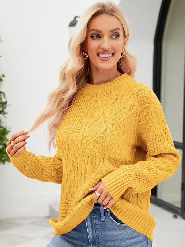 Long Sleeve Round Neck Sweater