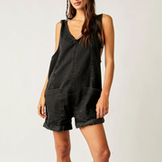 Summer Denim Overall Romper