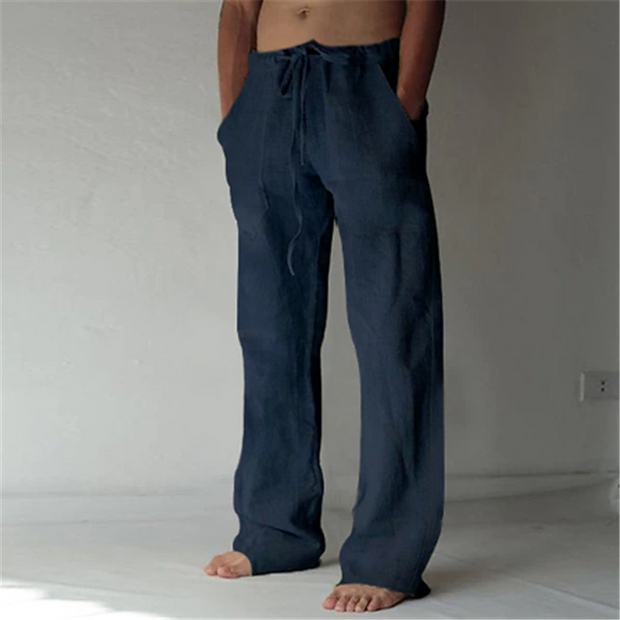 Drawstring Waist Casual Baggy Pants