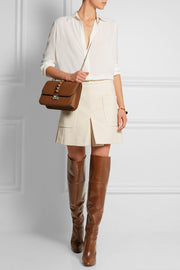 Round Toe Chunky Heel Over The Knee Thigh High Boots