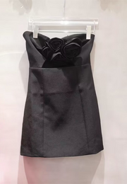 Strapless Cutout Mini Dress