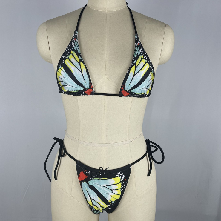 Butterfly Bikini Two Piece Set