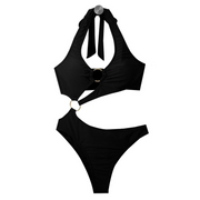 O Ring One Piece Bikini Set