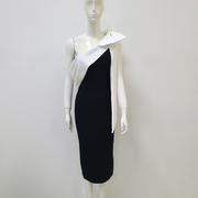 Black Midi Bandage Dress