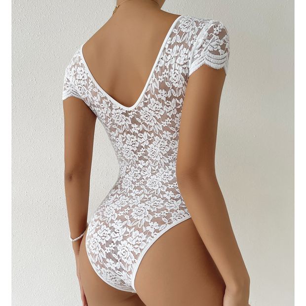 Lace Bodysuit Tops