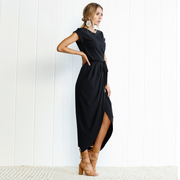 Casual Split Long Maxi Dress