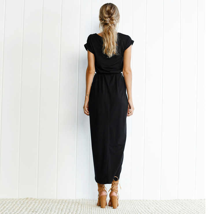 Casual Split Long Maxi Dress