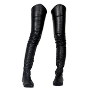 Pointed Toe Thigh High Boots