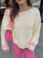 Knitted Full Sleeve Sweater