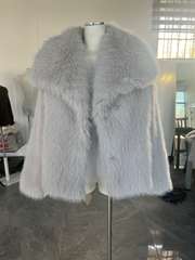 Short Faux Fur Loose Coat