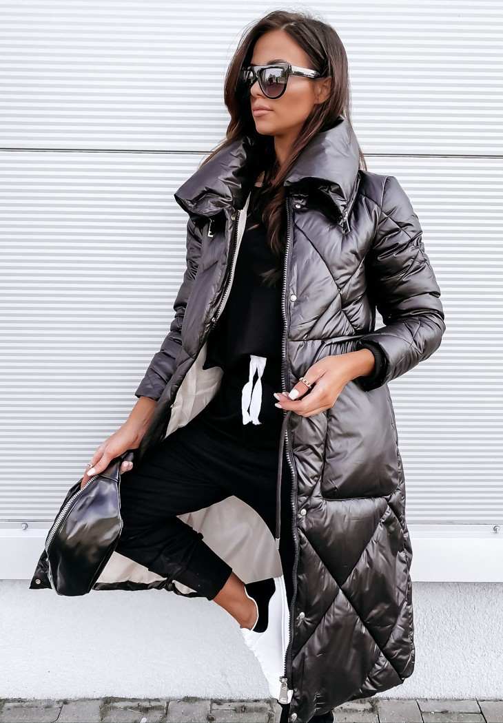 Quilted Parka Coat