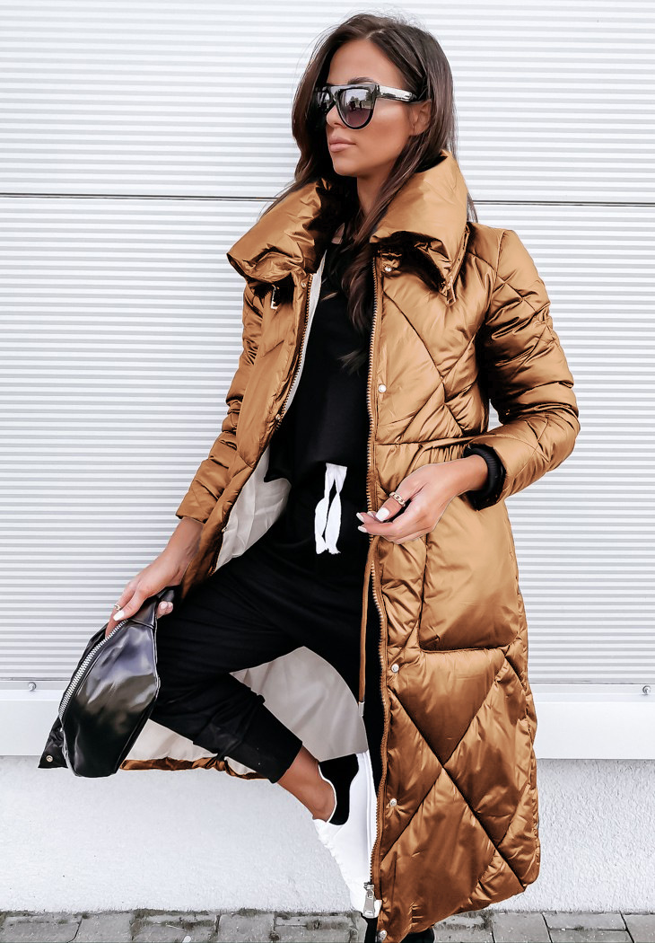 Quilted Parka Coat