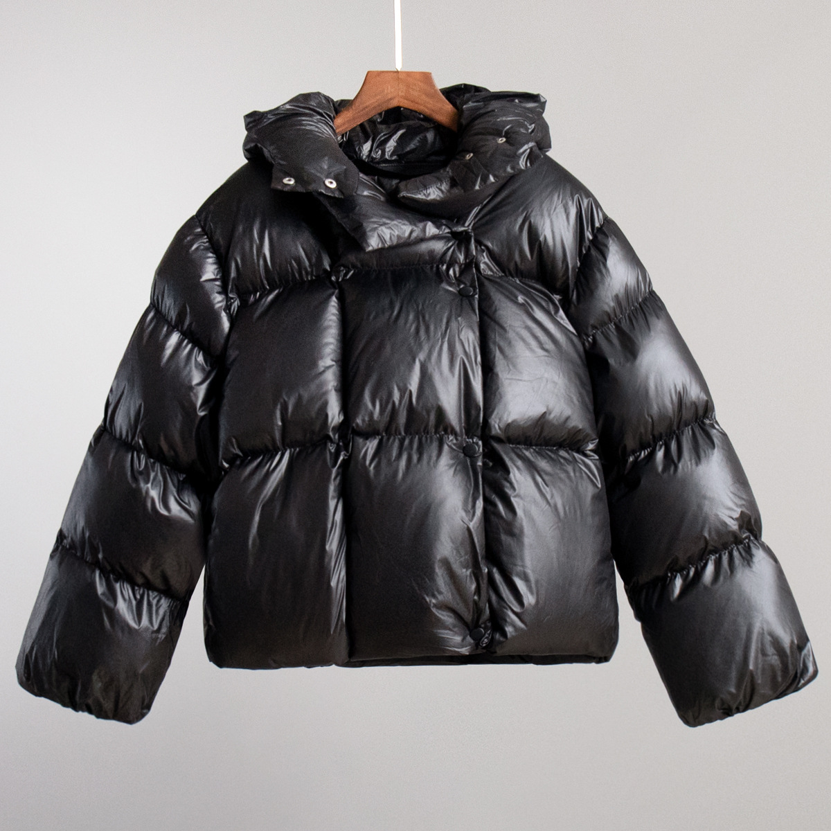 Quilted Jacket With Hood